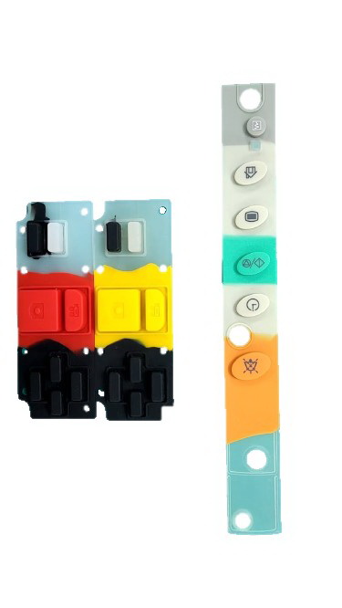 Multicolor Rubber Keypads